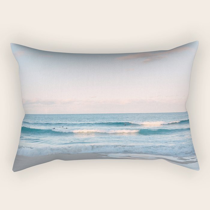 Sunset surf Rectangular Pillow Gallery Image 1
