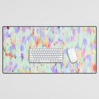 Artistic summer brushstrokes AS Desk Mat Gallery Image 1