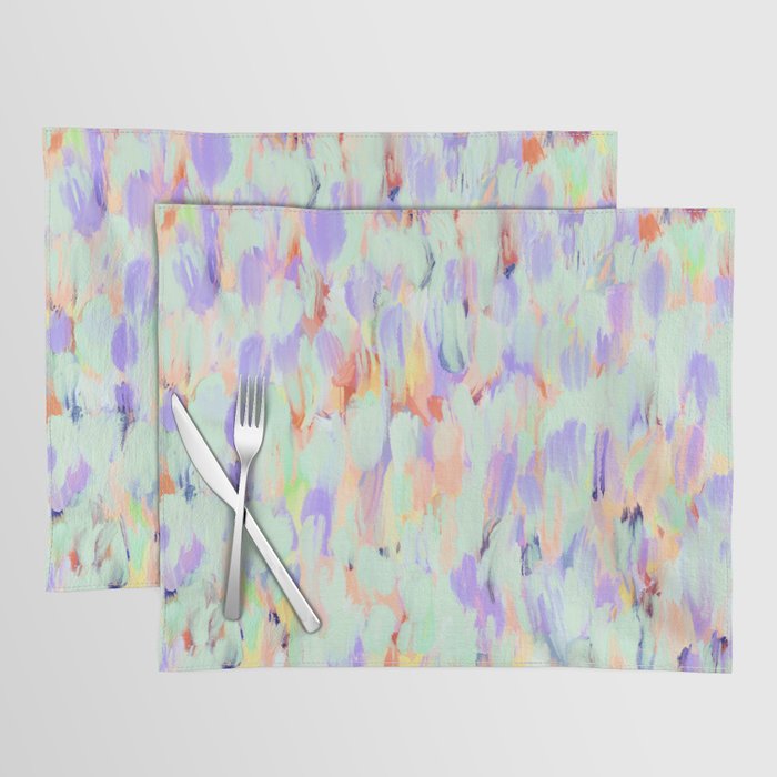 Artistic summer brushstrokes AS Placemat Gallery Image 1