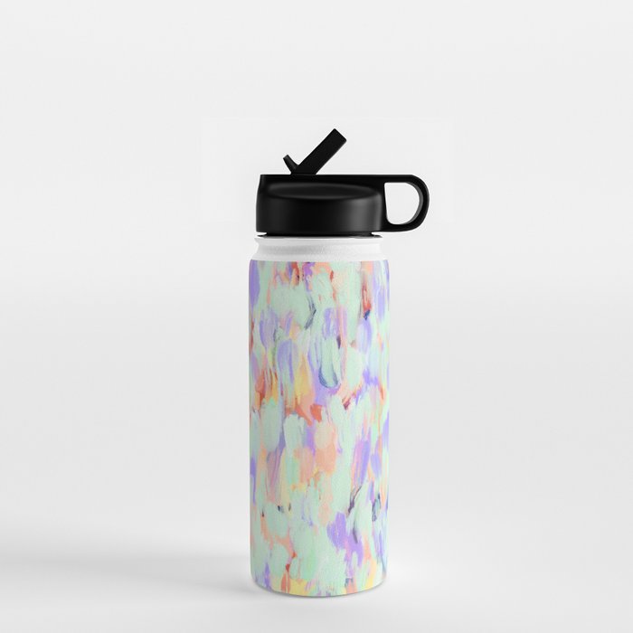 Artistic summer brushstrokes AS Water Bottle Gallery Image 1