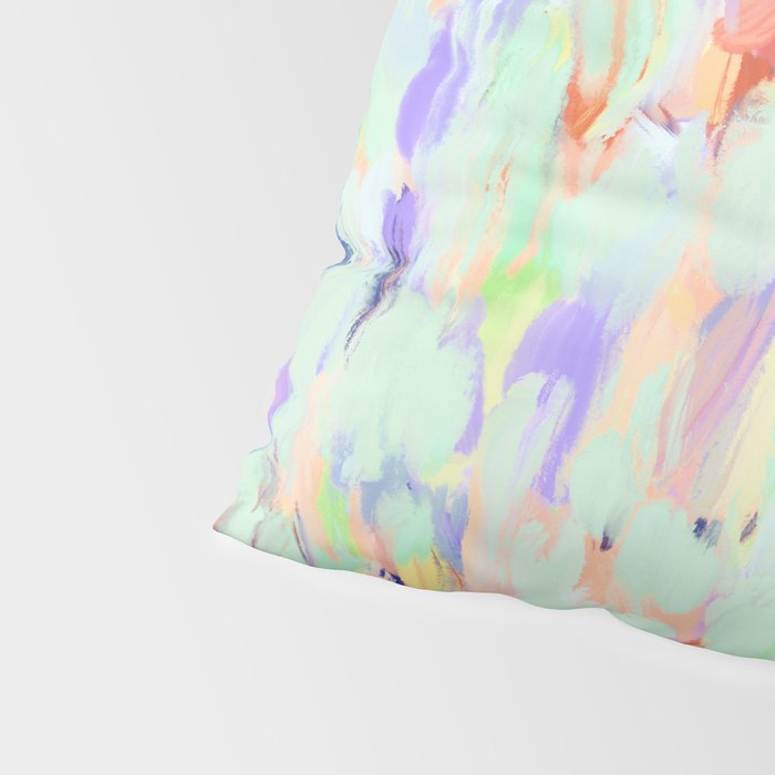 Artistic summer brushstrokes AS Pillow Sham Gallery Image 4
