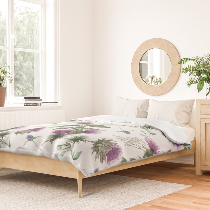 Scottish Thistle Duvet Cover Gallery Image 2