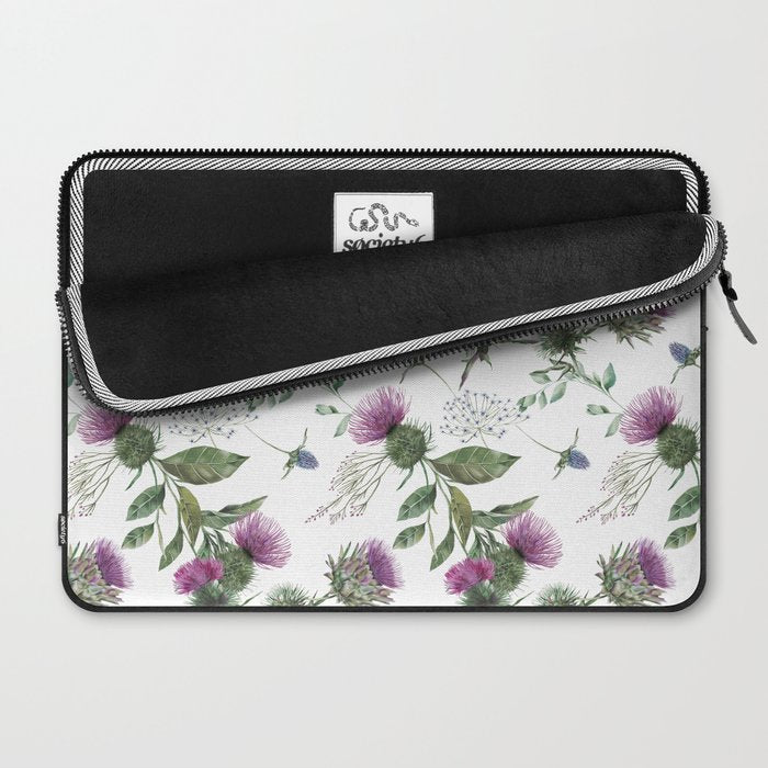 Scottish Thistle Laptop Sleeve Gallery Image 2