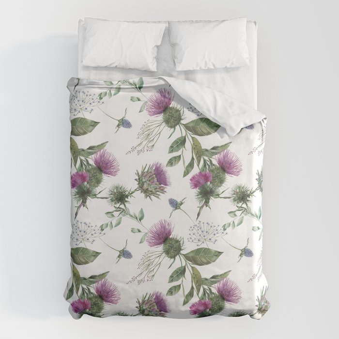 Scottish Thistle Duvet Cover Gallery Image 6