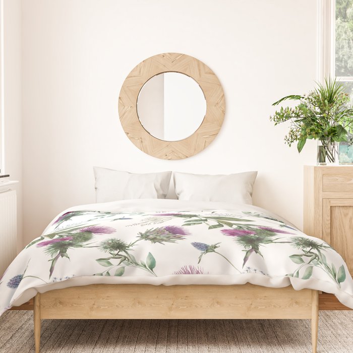 Scottish Thistle Duvet Cover Gallery Image 3