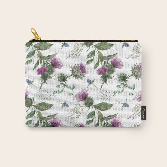 Scottish Thistle Carry All Pouch Gallery Image 1