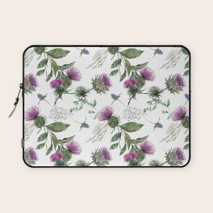 Scottish Thistle Laptop Sleeve Gallery Image 1