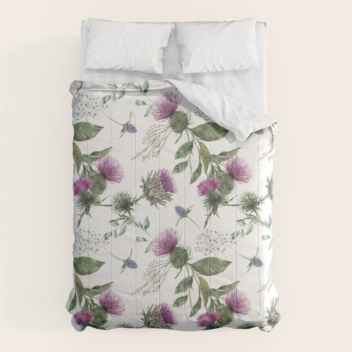 Scottish Thistle Comforter Gallery Image 1