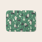 Cemetery Cuties (Green) Bath Mat Gallery Image 1