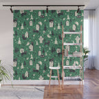 Cemetery Cuties (Green) Wall Mural Gallery Image 1