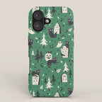 Cemetery Cuties (Green) iPhone Case Gallery Image 1