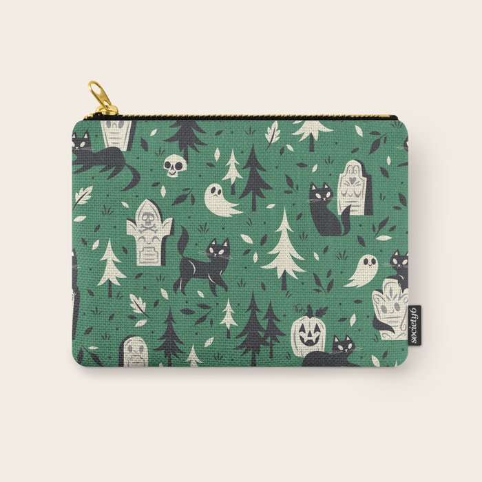 Cemetery Cuties (Green) Carry All Pouch Gallery Image 1