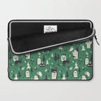 Cemetery Cuties (Green) Laptop Sleeve Gallery Image 2