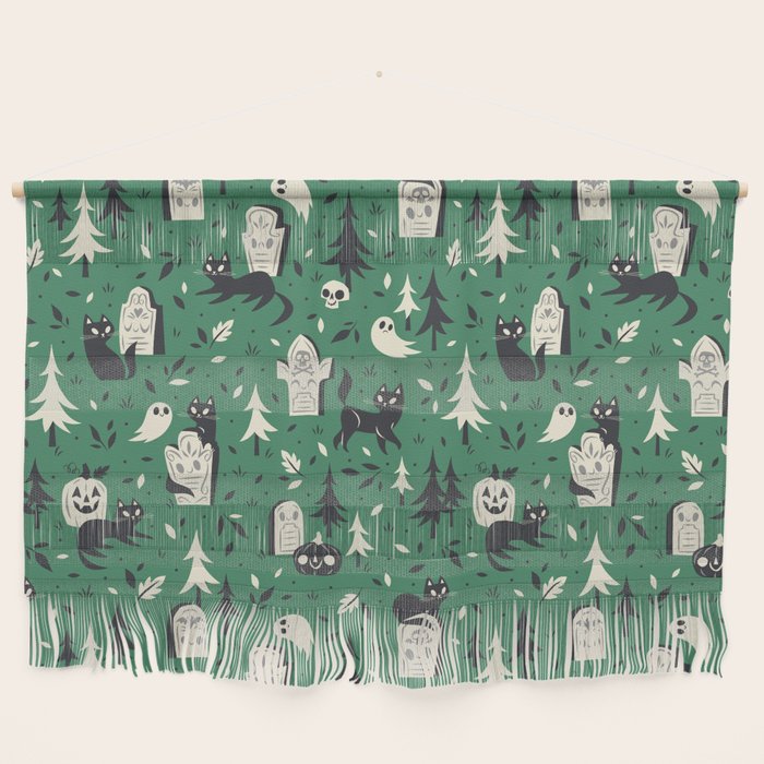 Cemetery Cuties (Green) Wall Hanging Gallery Image 1