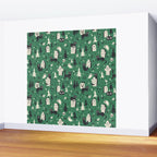 Cemetery Cuties (Green) Wall Mural Gallery Image 2