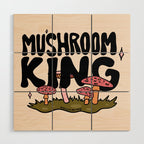 Mushroom King Wood Wall Art Gallery Image 1