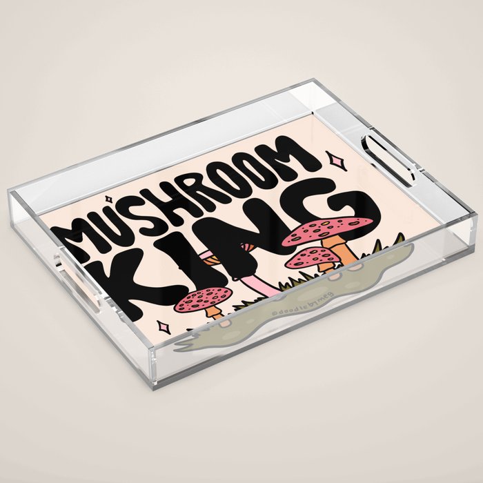 Mushroom King Acrylic Tray Gallery Image 1