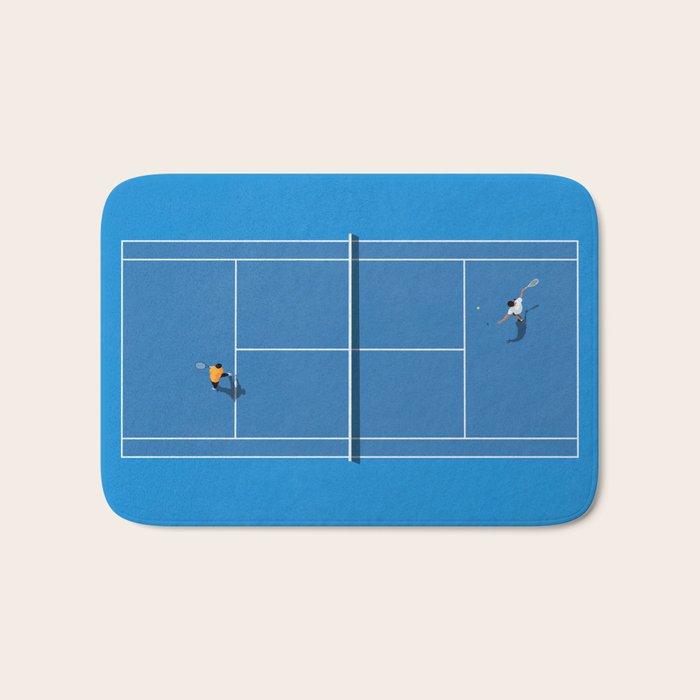 Australian Open Grand Slam | Blue Tennis Court  Bath Mat Gallery Image 1