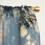 Earth watercolor splashes 2 Window Curtain Gallery Image 2