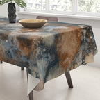 Earth watercolor splashes 2 Tablecloth Gallery Image 3