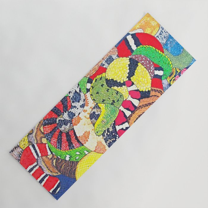 Snakes Yoga Mat Gallery Image 1