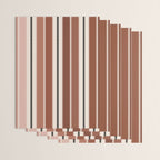 Western Stripes XV Terracotta Rust Red Wrapping Paper Gallery Image 3