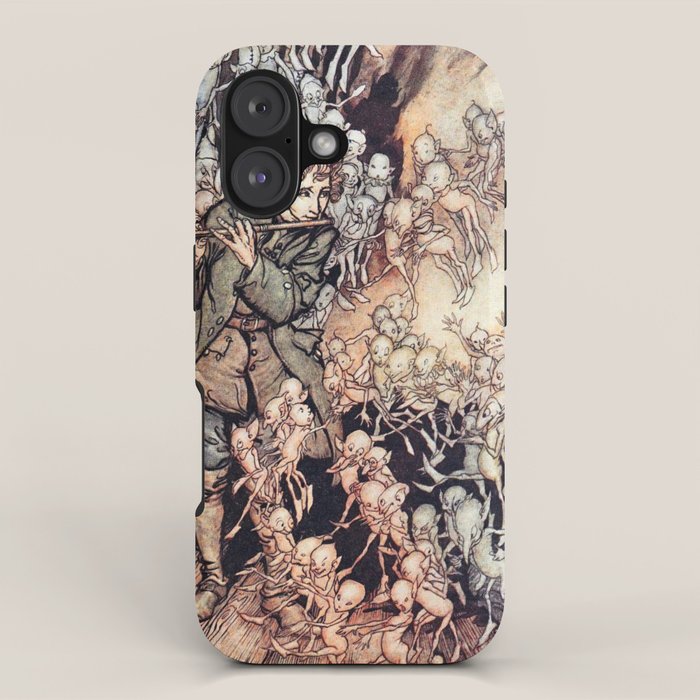 Art by Arthur Rackham for the Brothers Grimm fairy tale "The Gnomes," 1917 iPhone Case Gallery Image 1
