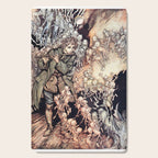 Art by Arthur Rackham for the Brothers Grimm fairy tale "The Gnomes," 1917 Cutting Board Gallery Image 1