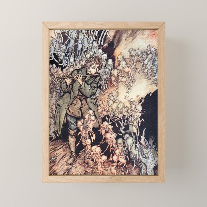 Art by Arthur Rackham for the Brothers Grimm fairy tale "The Gnomes," 1917 Mini Art Print Gallery Image 1