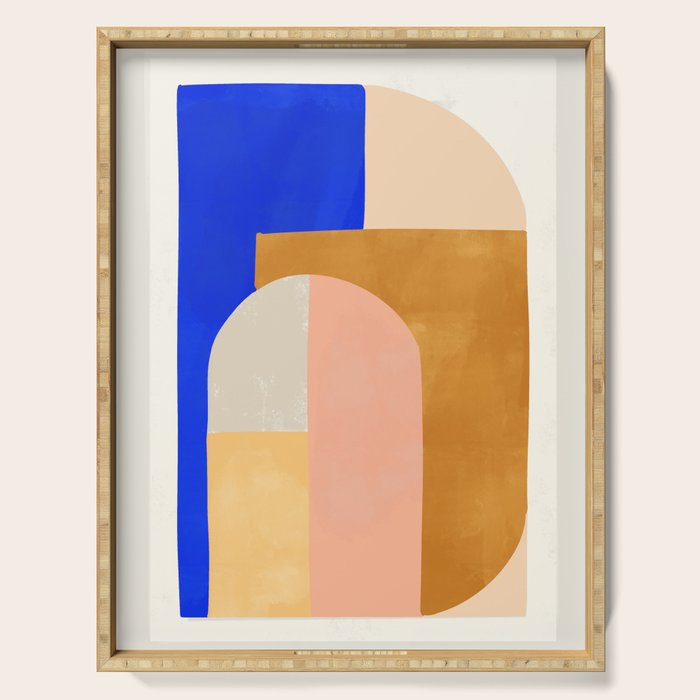Abstract Shapes 82 Serving Tray Gallery Image 1