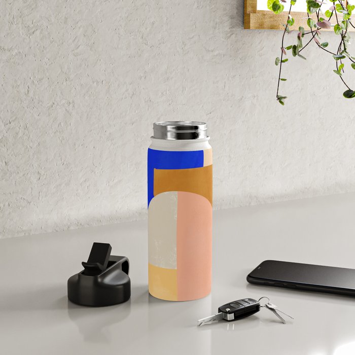 Abstract Shapes 82 Water Bottle Gallery Image 4