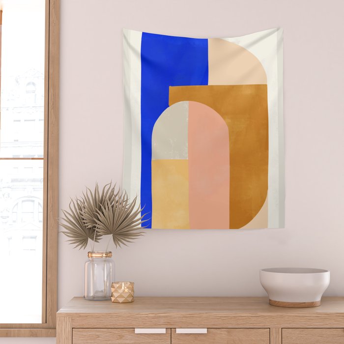 Abstract Shapes 82 Wall Tapestry Gallery Image 2