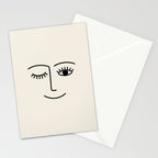 Wink (Off White) Stationery Card Gallery Image 2