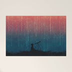 Meteor rain Welcome Mat Gallery Image 1