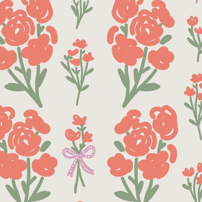 Preppy Grandmillennial Cute Red Flowers Coffee Mug Gallery Image 2