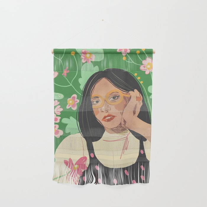 Green portrait Wall Hanging Gallery Image 1