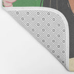 Green portrait Bath Mat Gallery Image 2