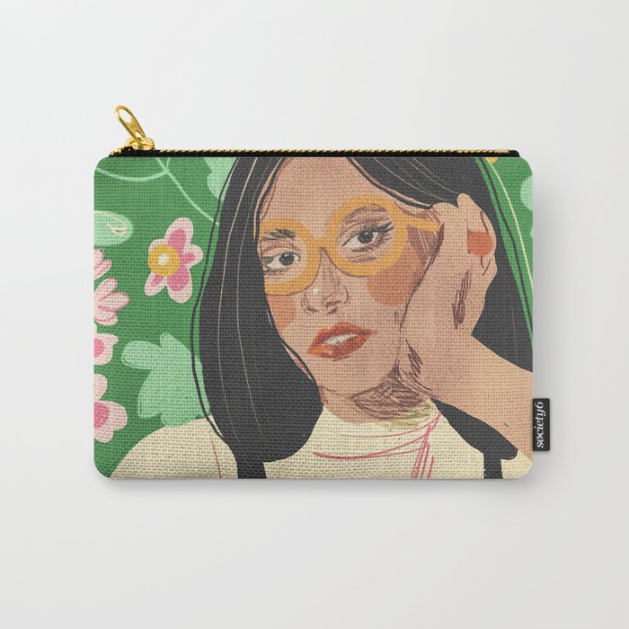 Green portrait Carry All Pouch Gallery Image 1