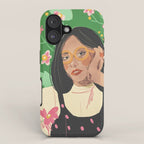Green portrait iPhone Case Gallery Image 1