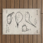 Golf Driver Patent - Golf Art - Antique Outdoor Rug Gallery Image 1