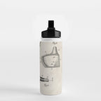 Golf Driver Patent - Golf Art - Antique Water Bottle Gallery Image 2