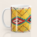 Antique Moroccan Rug Print Coffee Mug Gallery Image 3
