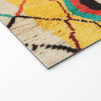 Antique Moroccan Rug Print Welcome Mat Gallery Image 2