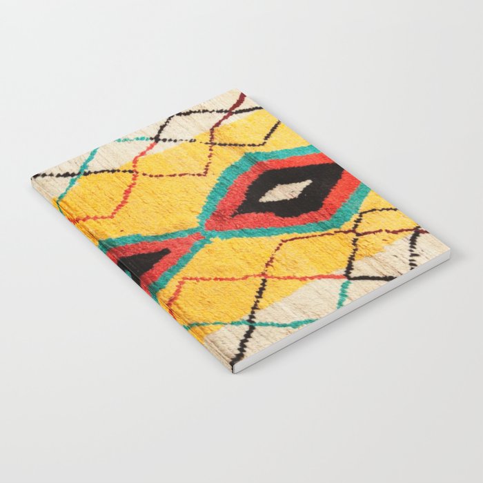 Antique Moroccan Rug Print Notebook Gallery Image 1
