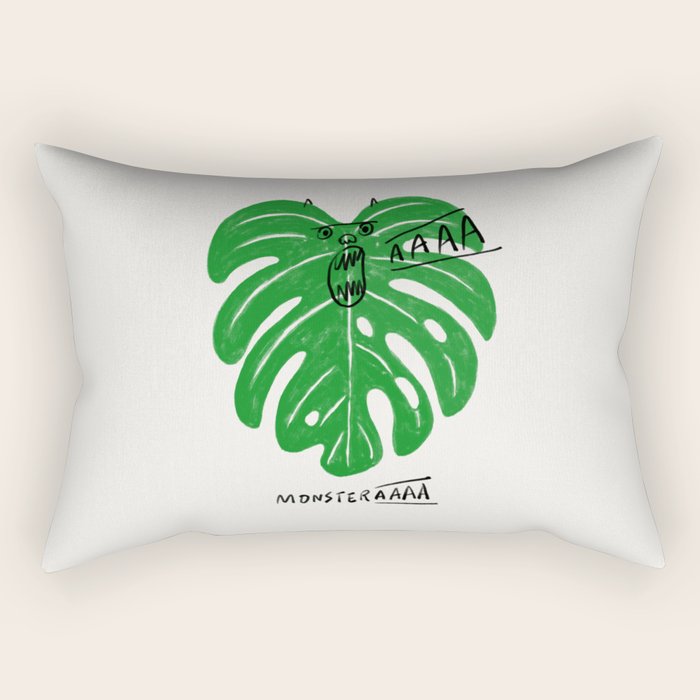 Monstera Rectangular Pillow Gallery Image 1