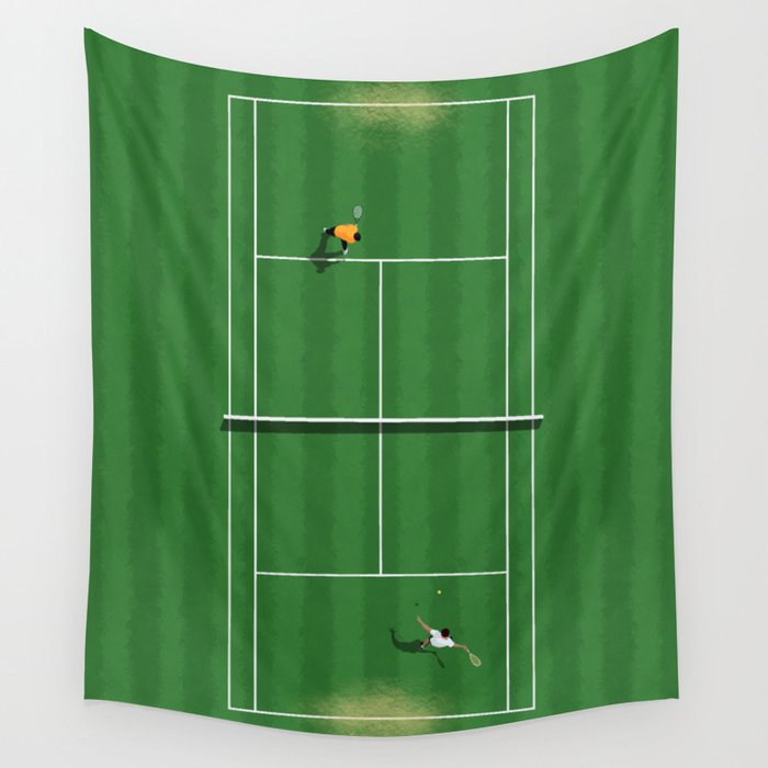 Wimbledon Game  Wall Tapestry Gallery Image 4