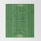 Wimbledon Game  Throw Blanket Gallery Image 2