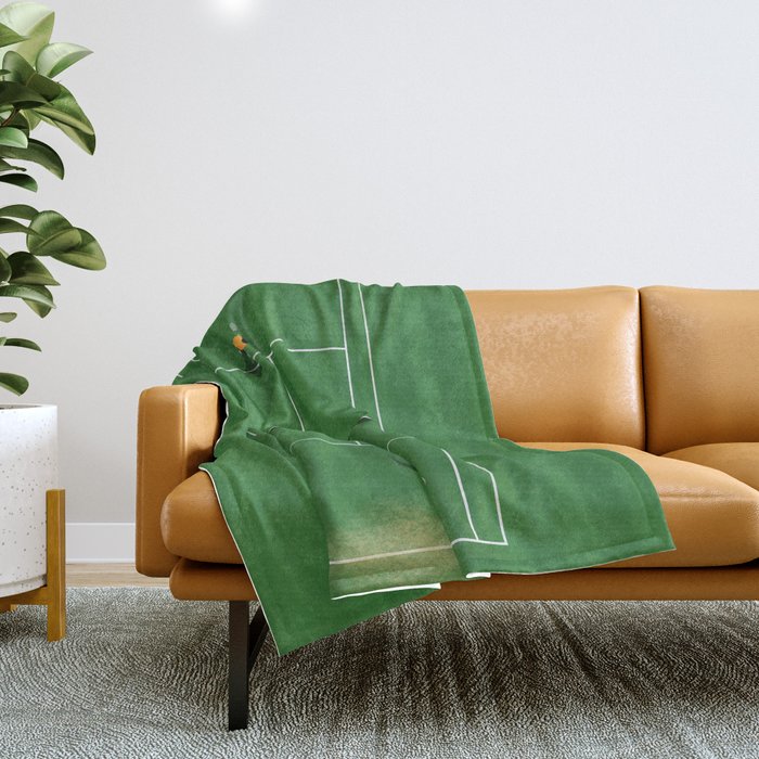 Wimbledon Game  Throw Blanket Gallery Image 1