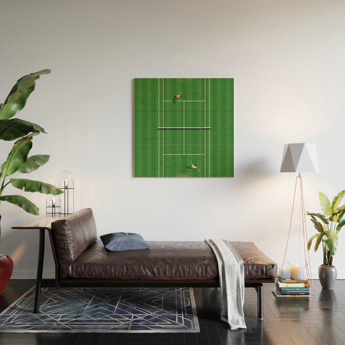 Wimbledon Game  Wood Wall Art Gallery Image 2