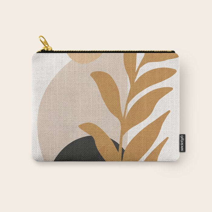Abstract Art /Minimal Plant 11 Carry All Pouch Gallery Image 1